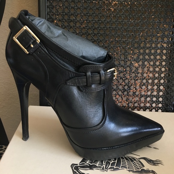 Burberry Bridle Leath 125 Platform Boot - Picture 3 of 8